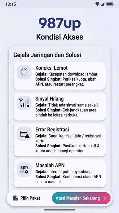Tampilan link alternatif 987up
