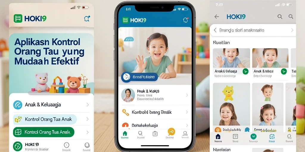 Antarmuka HOKI9 yang user-friendly untuk kontrol orang tua.