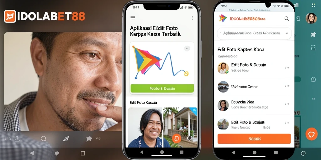 Antarmuka user-friendly IDOLABET88 untuk Edit Foto Kertas Kaca.